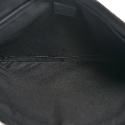 Louis Vuitton Calfskin Monogram Shadow Discovery Pochette Black 5 of 13