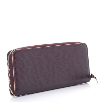 Louis Vuitton Epi Clemence Wallet Prune 3 of 7
