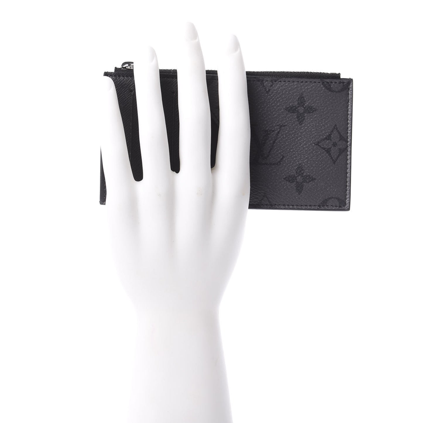 Reverse Monogram Eclipse Taiga Coin Card Holder