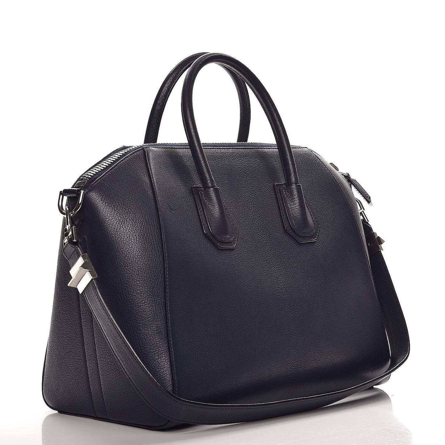 Sugar Goatskin Medium Antigona Navy