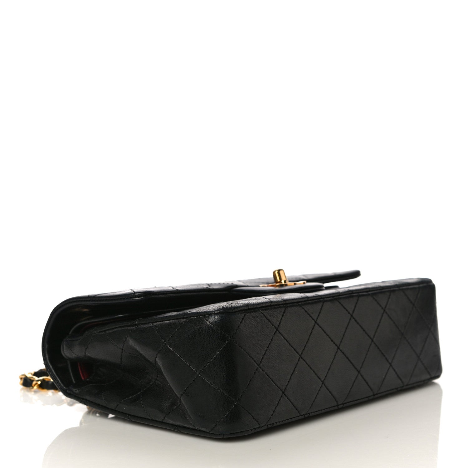 Chanel Lambskin Quilted Small Double Flap Black 4 of 26