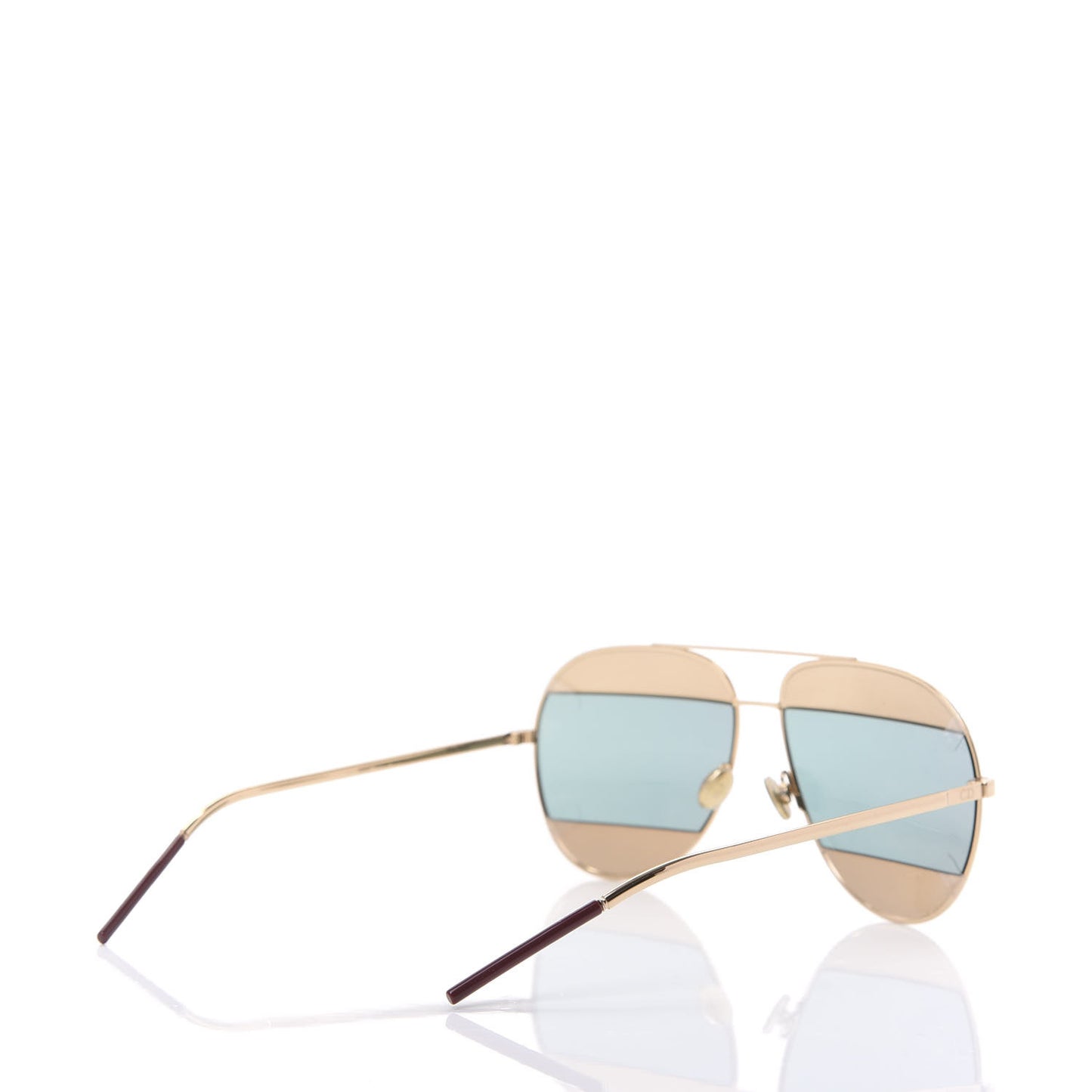 Split 1 Aviator Sunglasses Gold