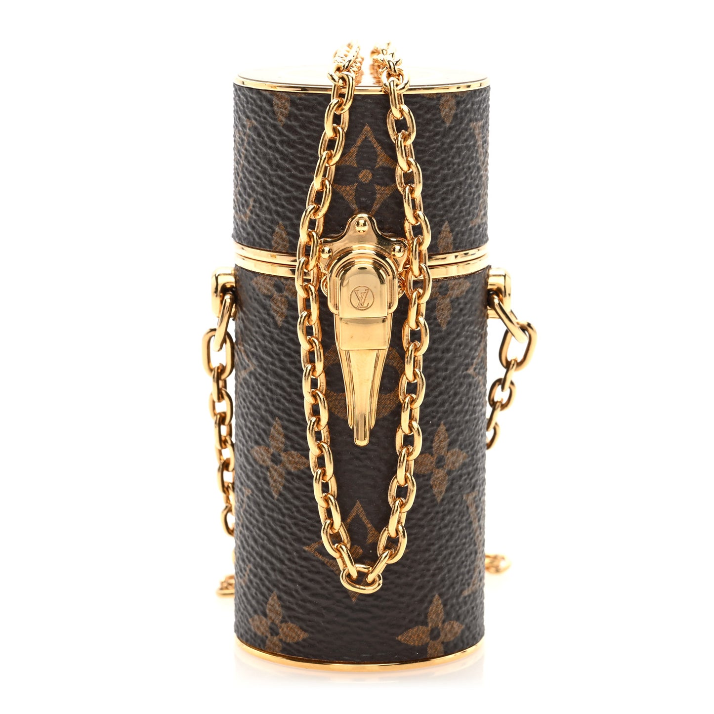 Monogram Chain Lipstick Case