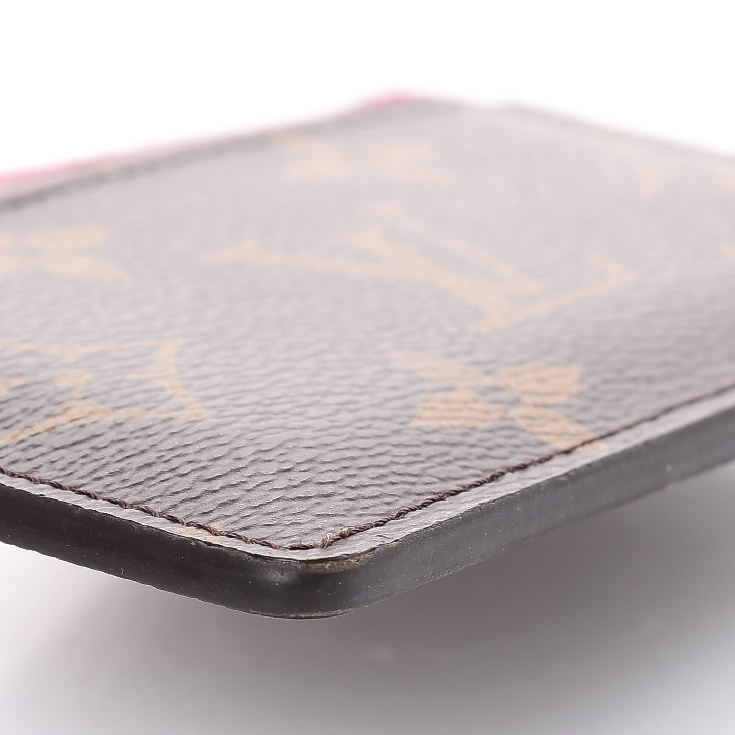 Monogram Card Holder Fuchsia