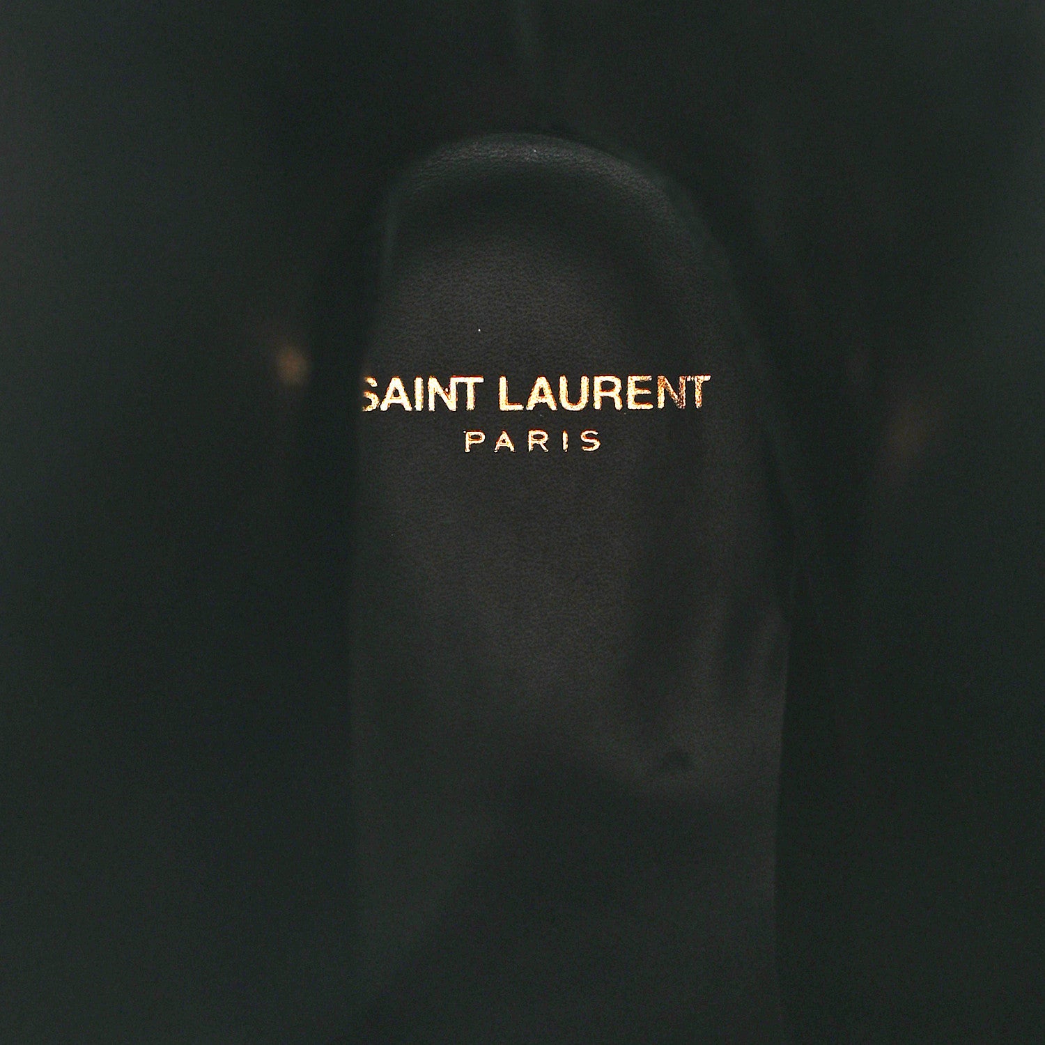 Saint Laurent Calfskin Woven Wool Embroidered Knee High Boots 37 Black 8 of 18