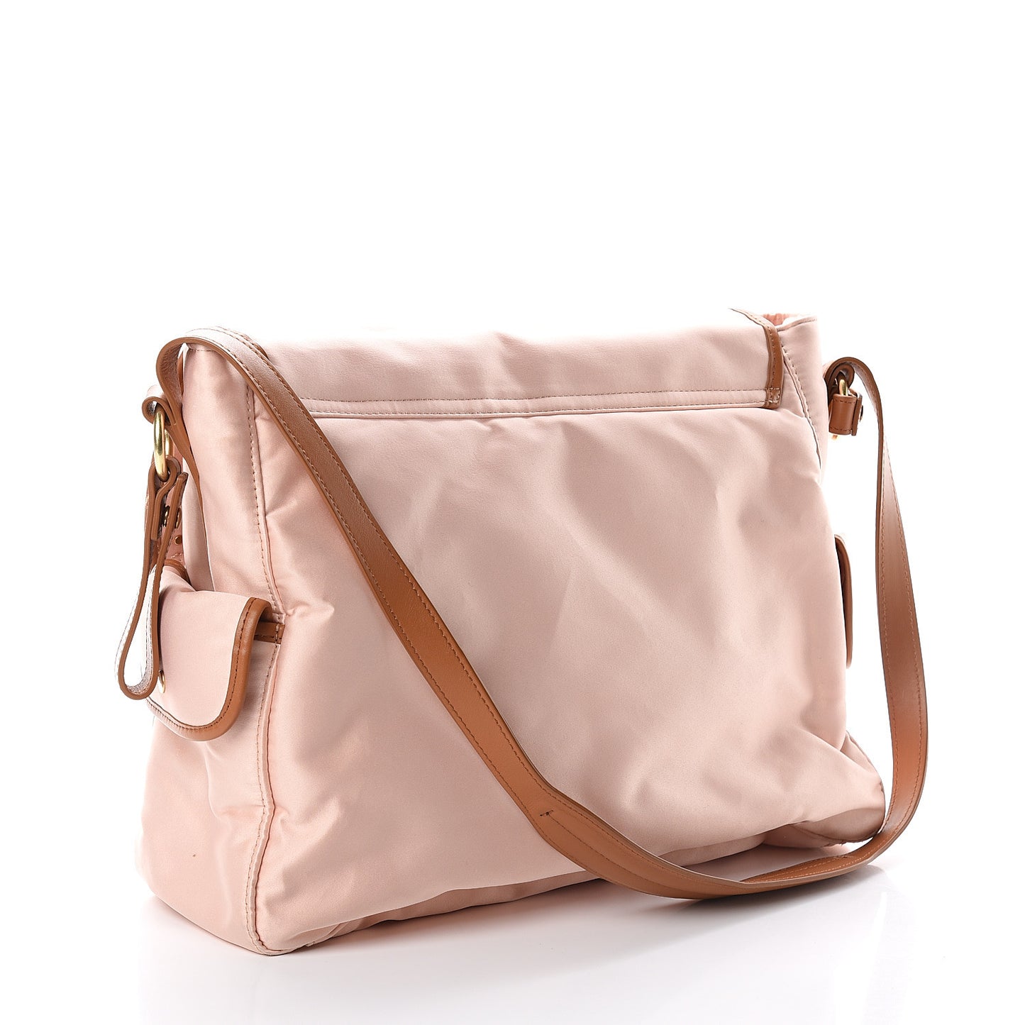 CHLOE Satin Diaper Bag Pink