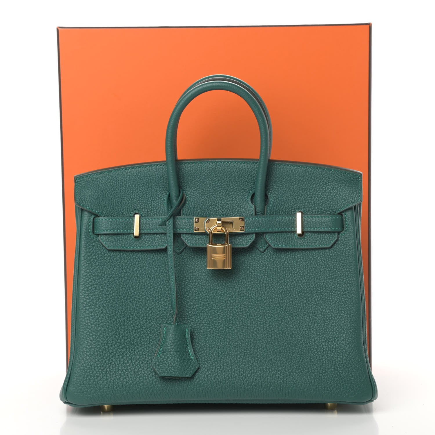 Hermes Togo Birkin 25 Malachite 11 of 11