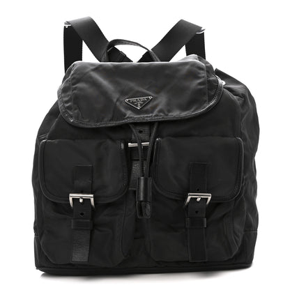 Prada Nylon Vela Medium Backpack Black 1 of 15