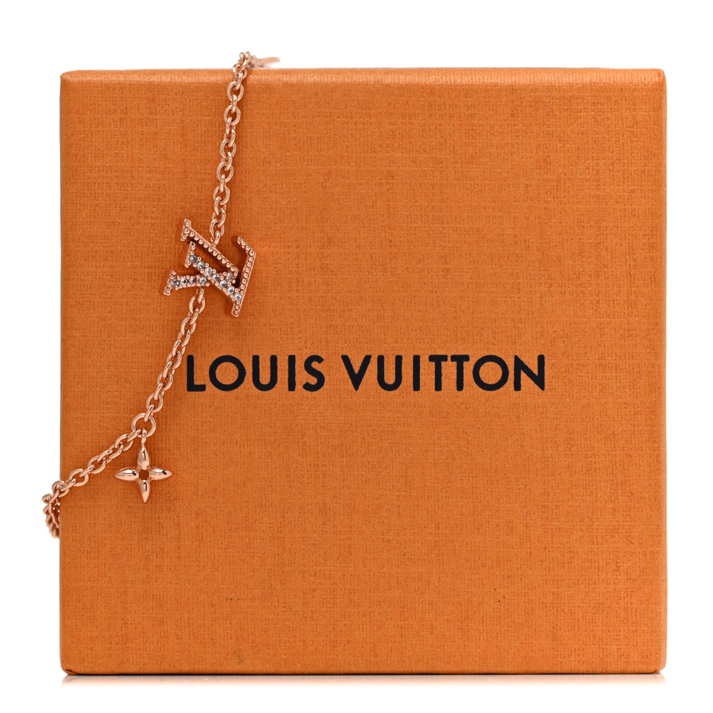 Metal Crystal LV Iconic Blush Bracelet Blush Pink