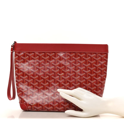 Goyard Goyardine Conti Pouch Red 2 of 9