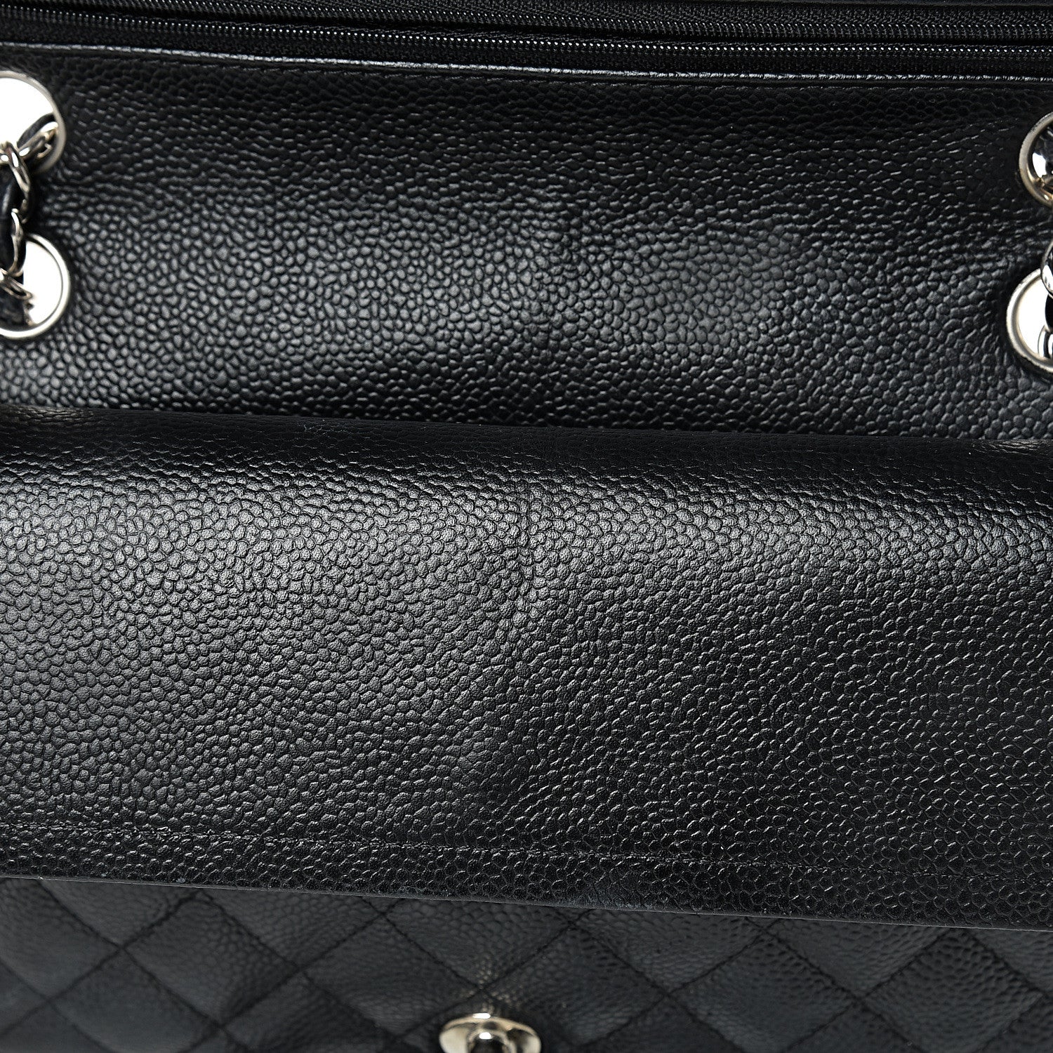 Chanel Caviar Quilted Medium Double Flap Black 15 of 18