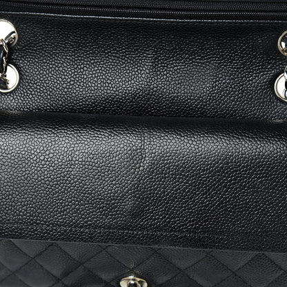Chanel Caviar Quilted Medium Double Flap Black 15 of 18