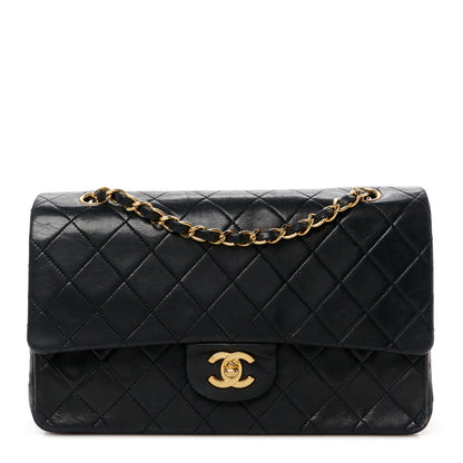 Chanel Lambskin Quilted Small Double Flap Black 1 of 14