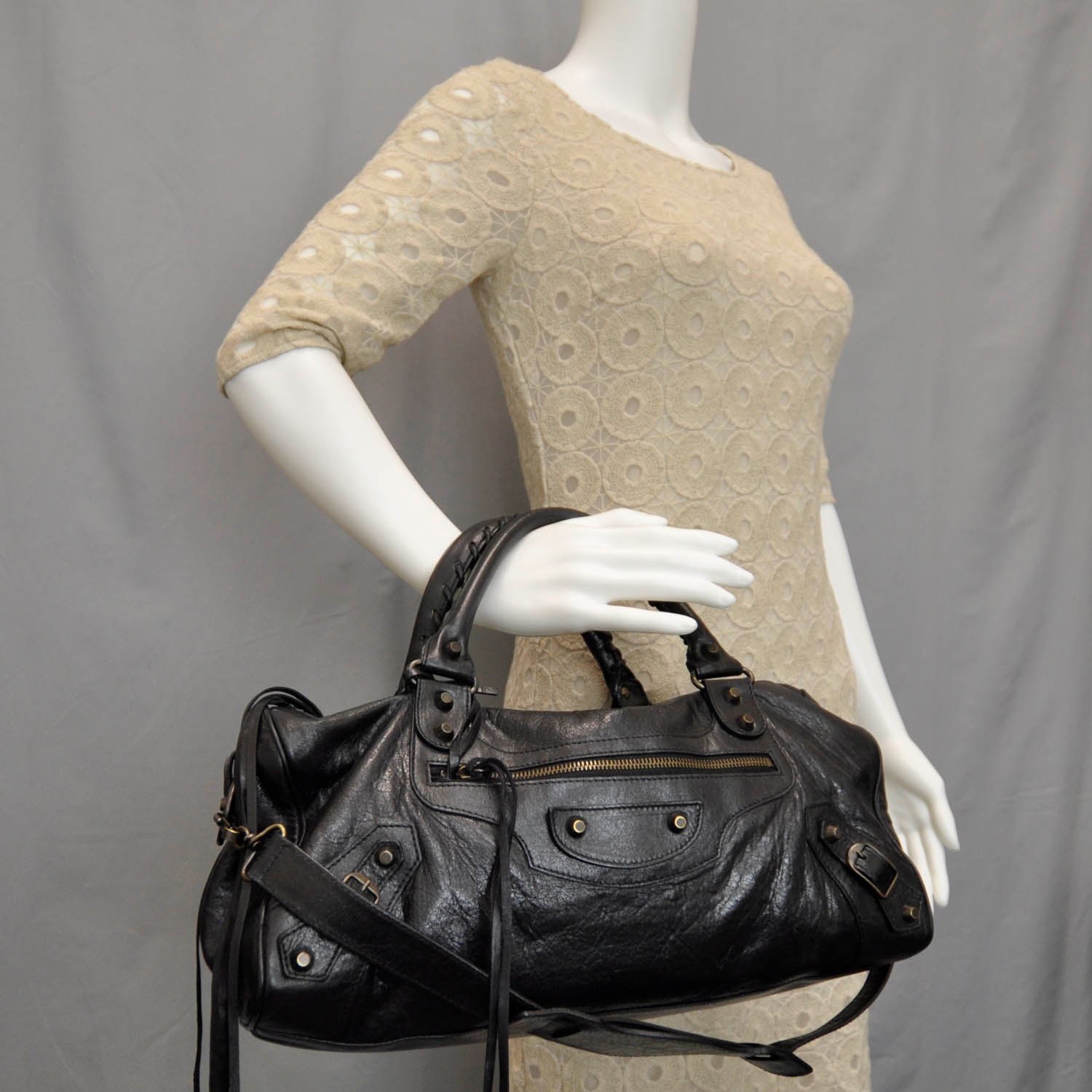 Balenciaga Agneau Twiggy Black 2 of 8