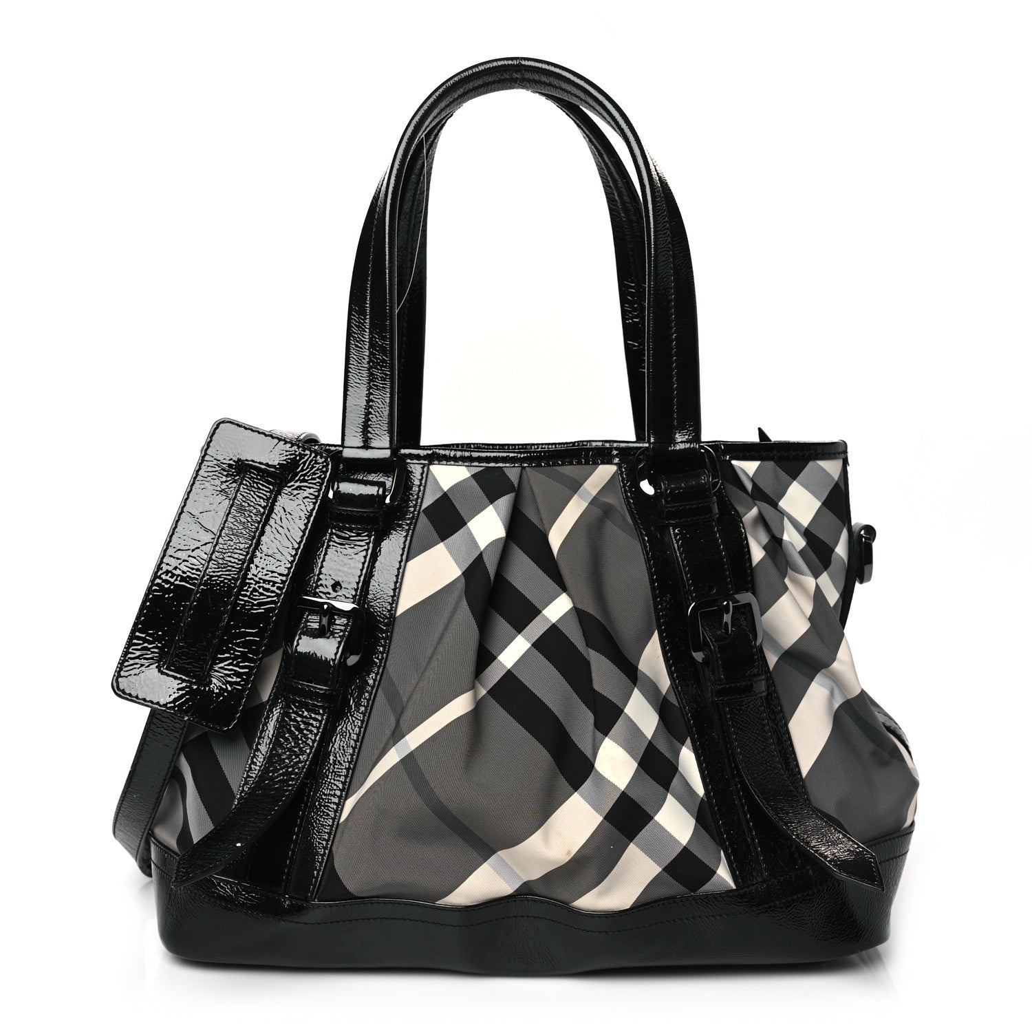 Burberry Nylon Beat Check Lowry Black 1 of 9