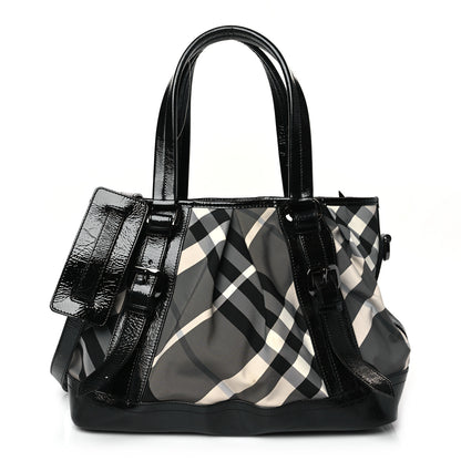 Burberry Nylon Beat Check Lowry Black 1 of 9