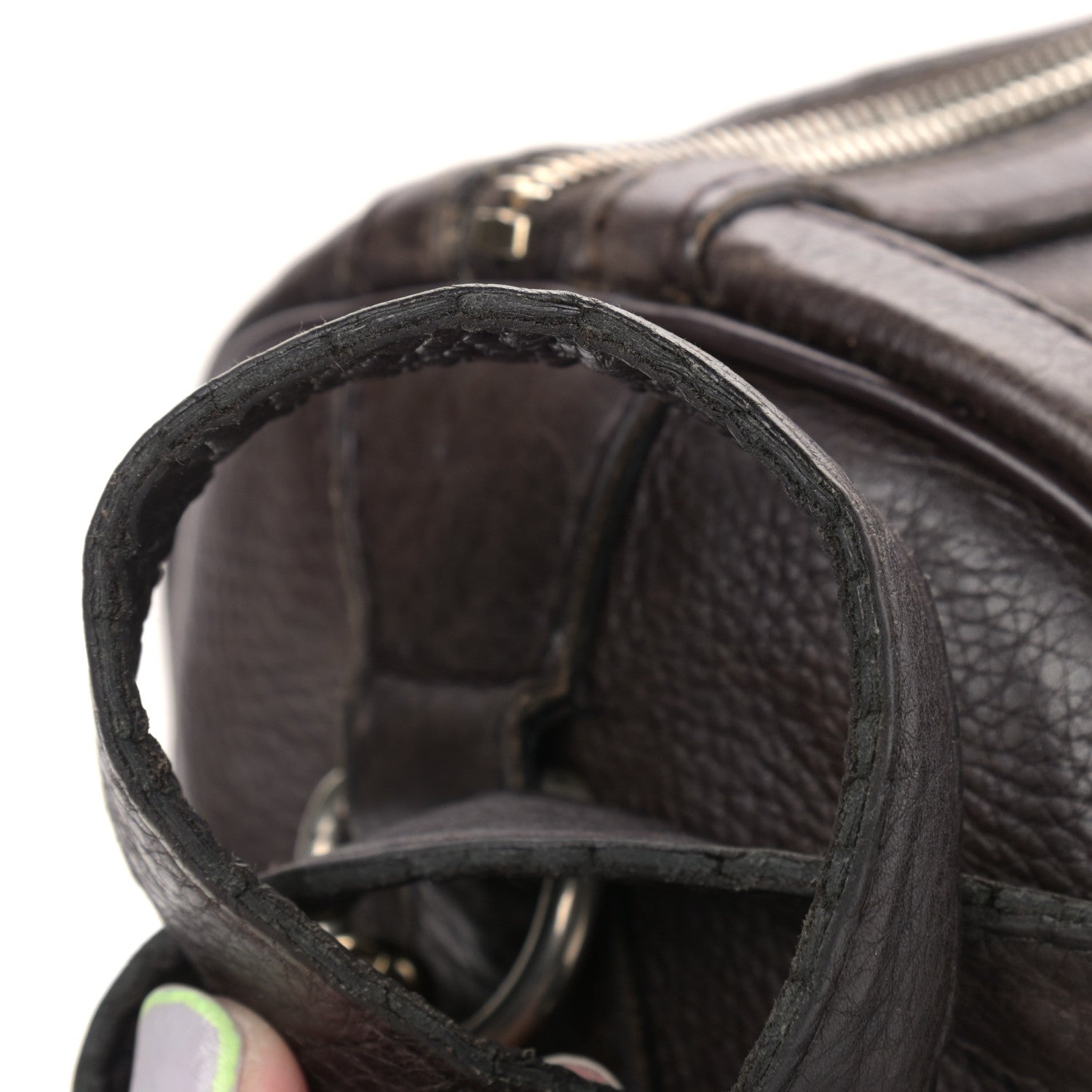 Gucci Calfskin Vintage Web Medium Boston Dark Brown 15 of 21