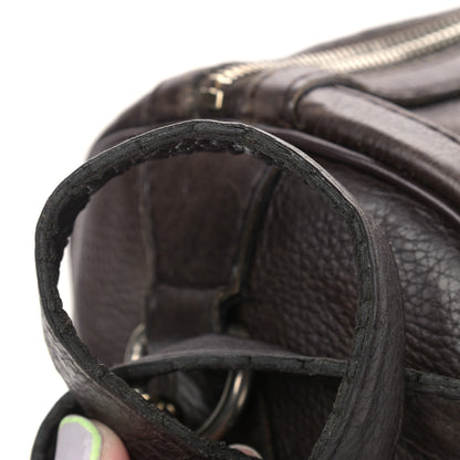 Gucci Calfskin Vintage Web Medium Boston Dark Brown 15 of 21
