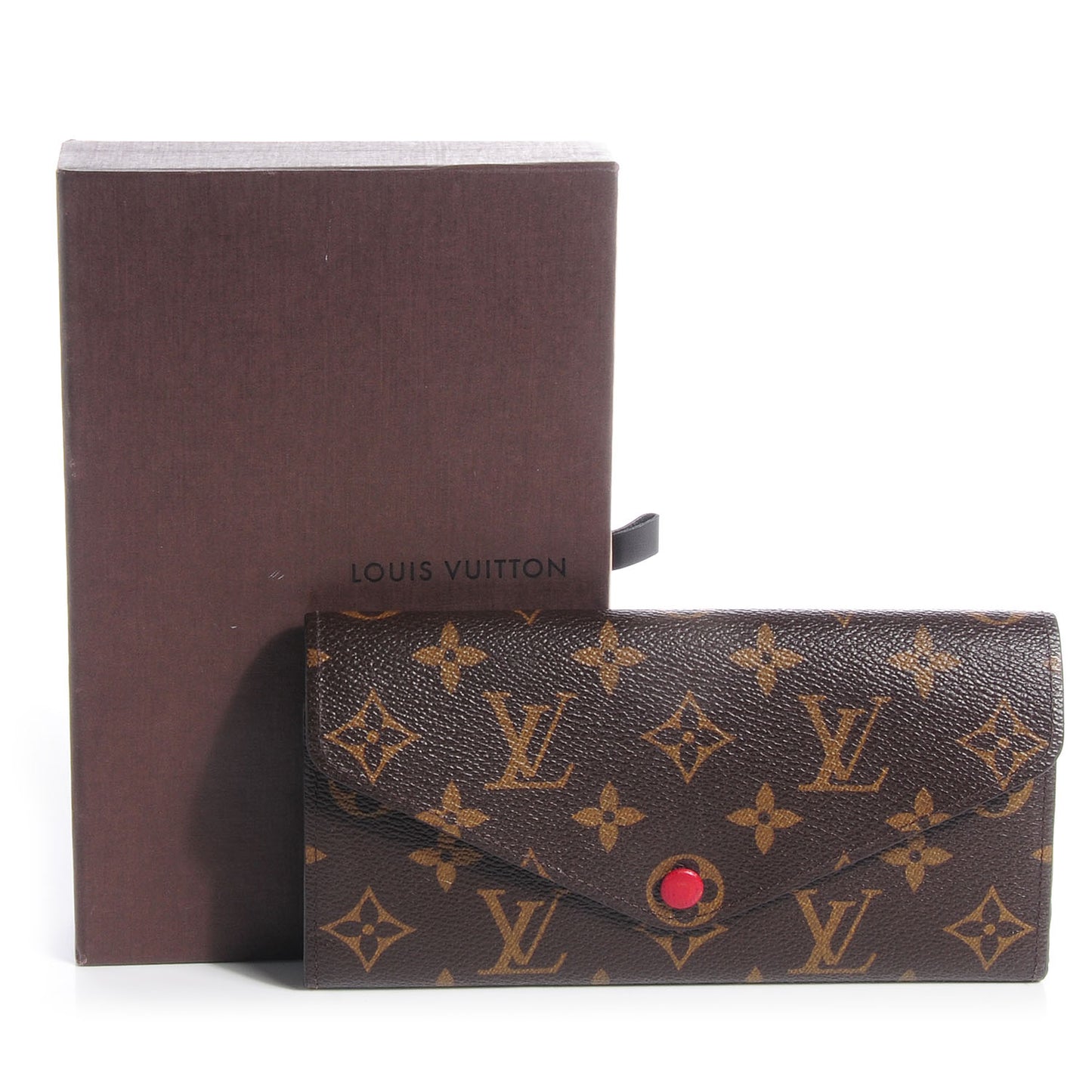 Monogram Josephine Wallet Red