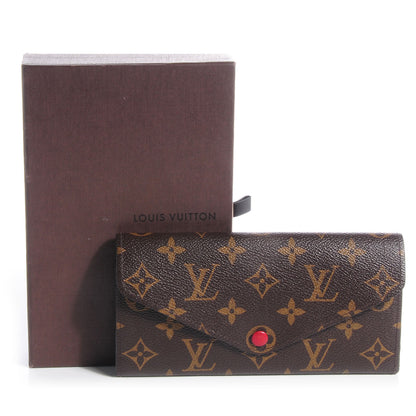 Louis Vuitton Monogram Josephine Wallet Red 8 of 8