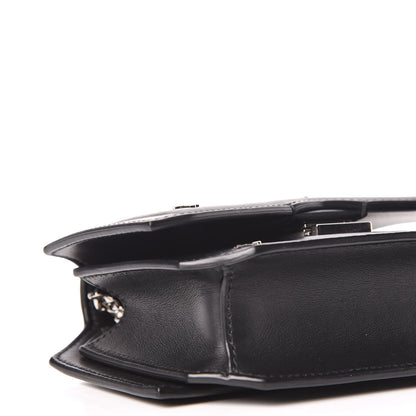 Givenchy Calfskin Cross Embellished Bow Cut Chain Bag Black 5 of 13