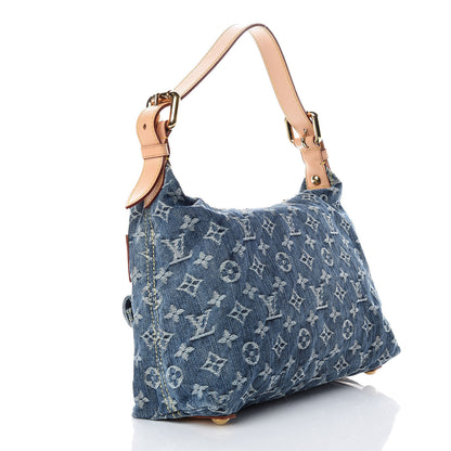 Louis Vuitton Monogram Denim Baggy PM Blue 3 of 9