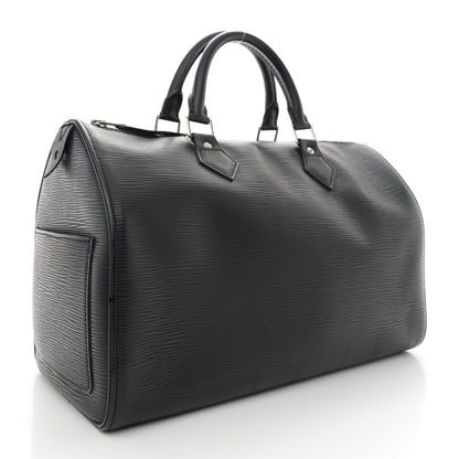 Louis Vuitton Epi Speedy 30 Black 3 of 12