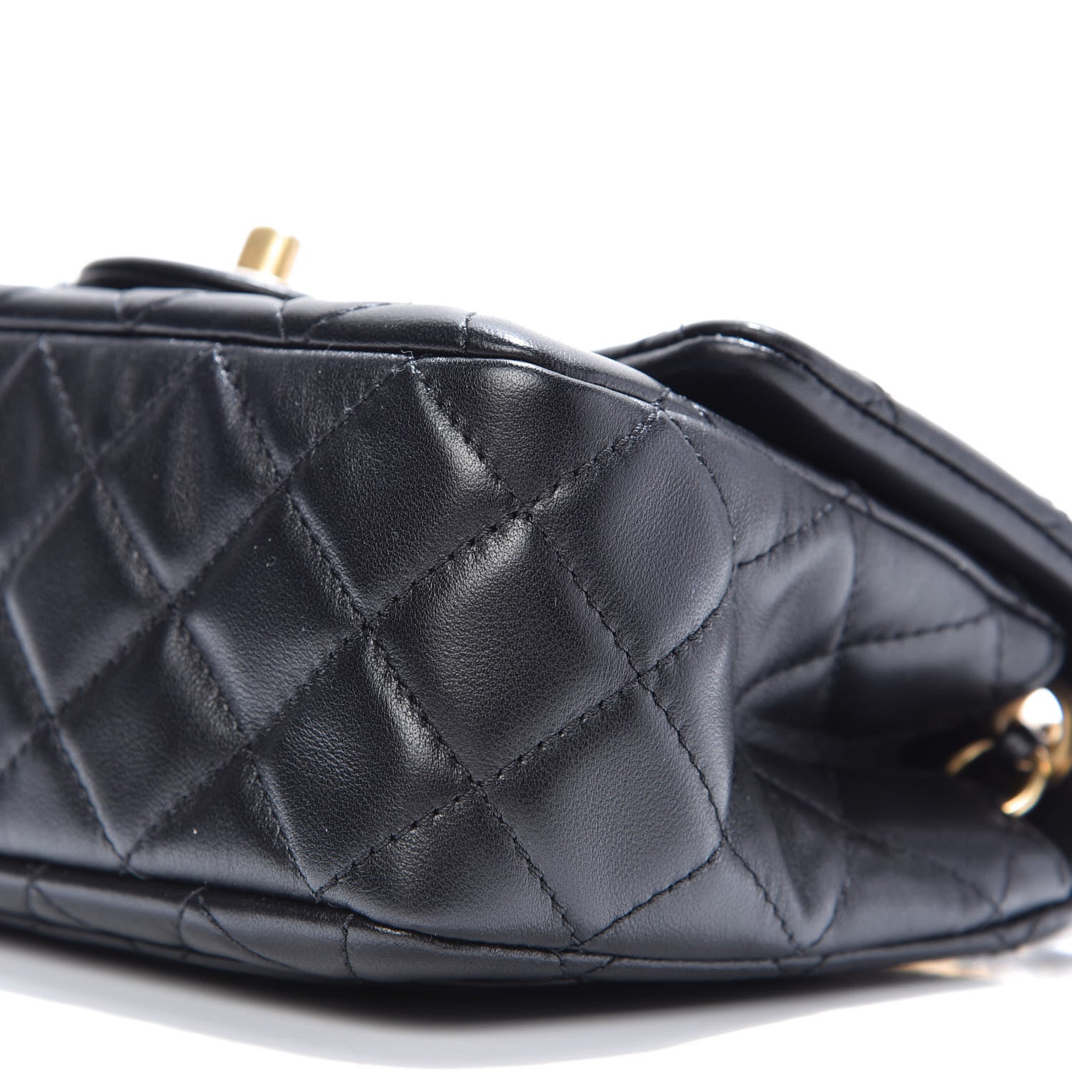 Chanel Lambskin Quilted Mini Pearl Crush Flap Black 7 of 10