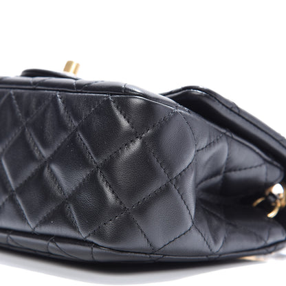 Chanel Lambskin Quilted Mini Pearl Crush Flap Black 7 of 10