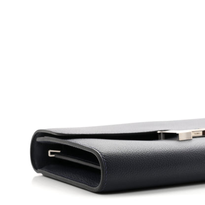 Hermes Evercolor Constance Wallet To Go Bleu Nuit 9 of 11