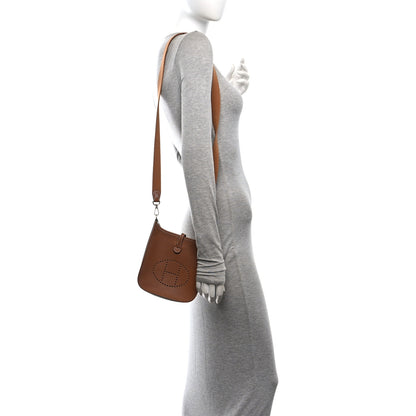 Hermes Taurillon Clemence Evelyne TPM Gold 2 of 12
