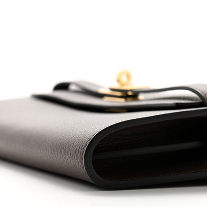 Hermes Evercolor Kelly To Go Wallet Moka 10 of 11