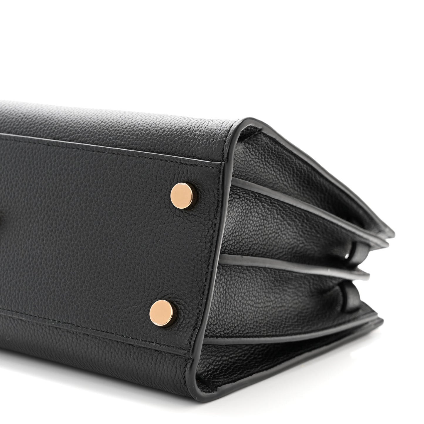 Grained Calfskin Baby Sac De Jour Souple Black