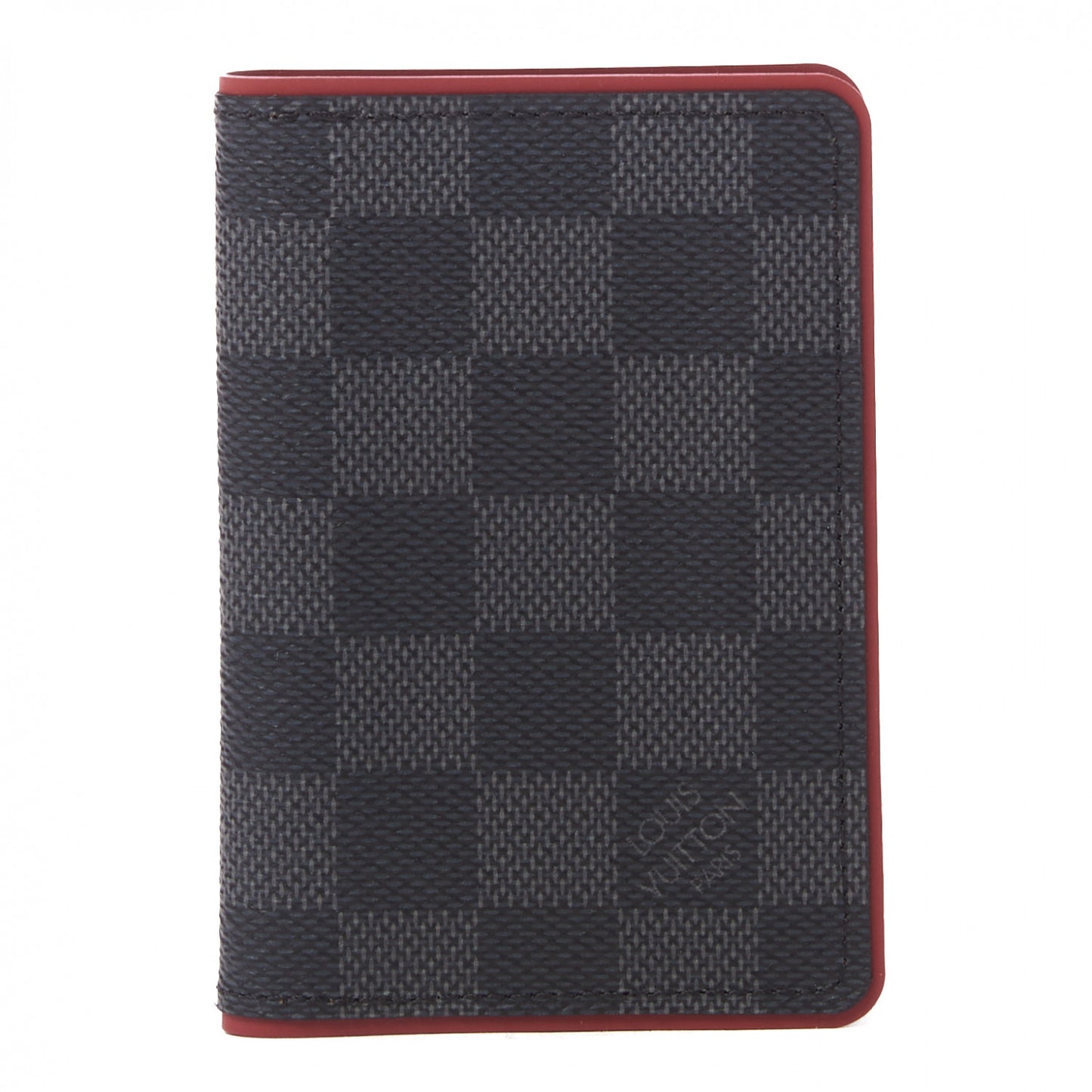 Damier Graphite Pocket Organizer Bordeaux