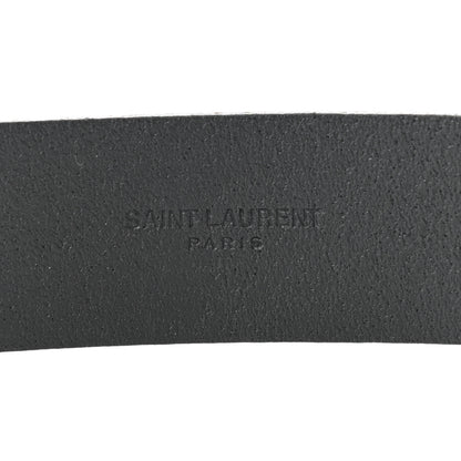 Saint Laurent Calfskin Monogram Celtique Belt 70 28 Black 6 of 8