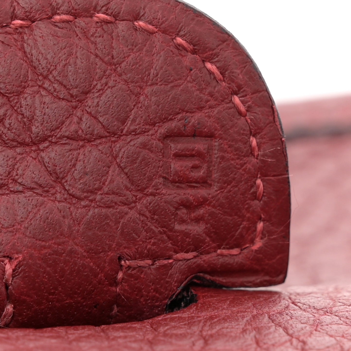 Taurillon Clemence Evelyne II PM Rouge Garance