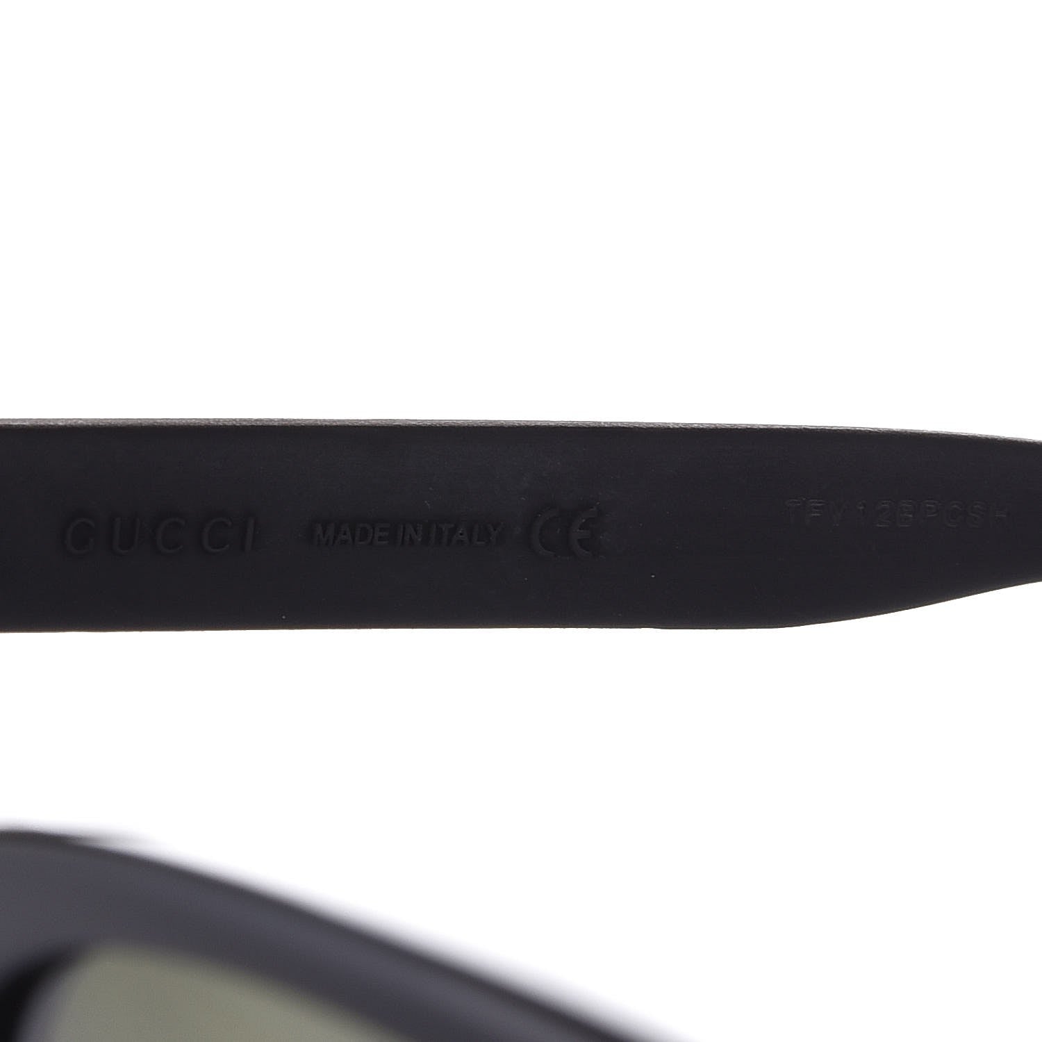 Gucci Square Frame Web Sunglasses GG0008S Black 6 of 9
