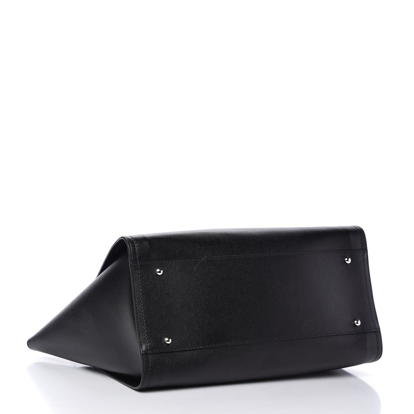 Caviar Medium Studded Deauville Tote Black