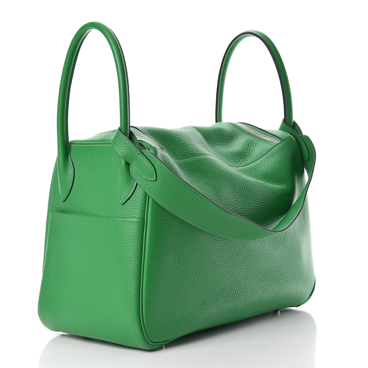 Hermes Taurillon Clemence Lindy 34 Bamboo 3 of 13