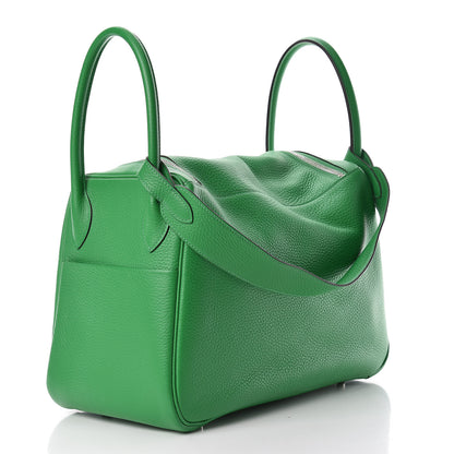 Hermes Taurillon Clemence Lindy 34 Bamboo 3 of 13