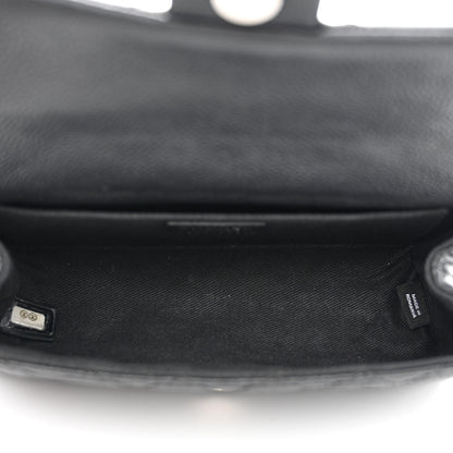 Chanel Grained Calfskin Quilted 2.55 Reissue Flap Belt Bag Clutch Black 5 of 12