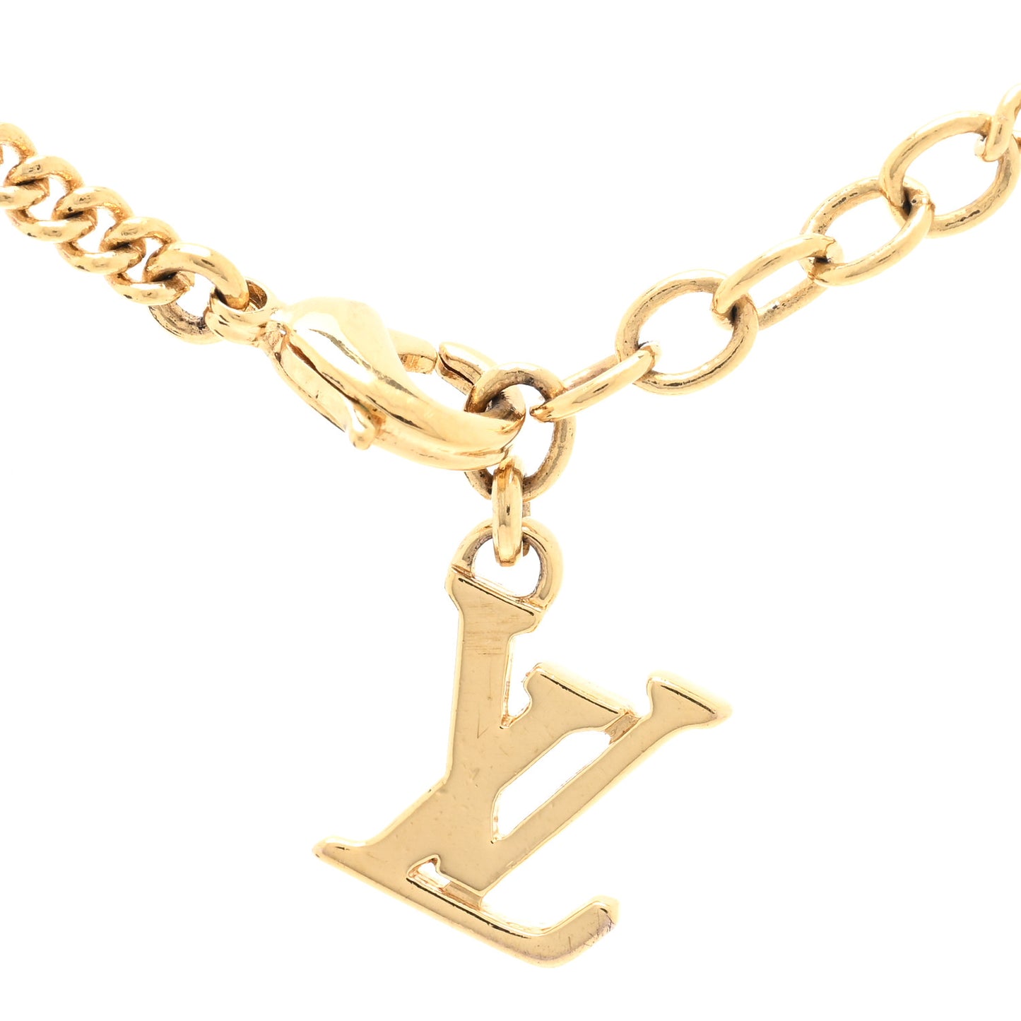 Metal Sweet Monogram Charm Bracelet Gold Multicolor