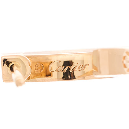 Cartier 18K Pink Gold Small LOVE Hoop Earrings 4 of 7