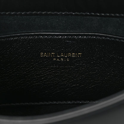 Saint Laurent Smooth Calfskin Le 5 A 7 Mini Hobo Black 6 of 12