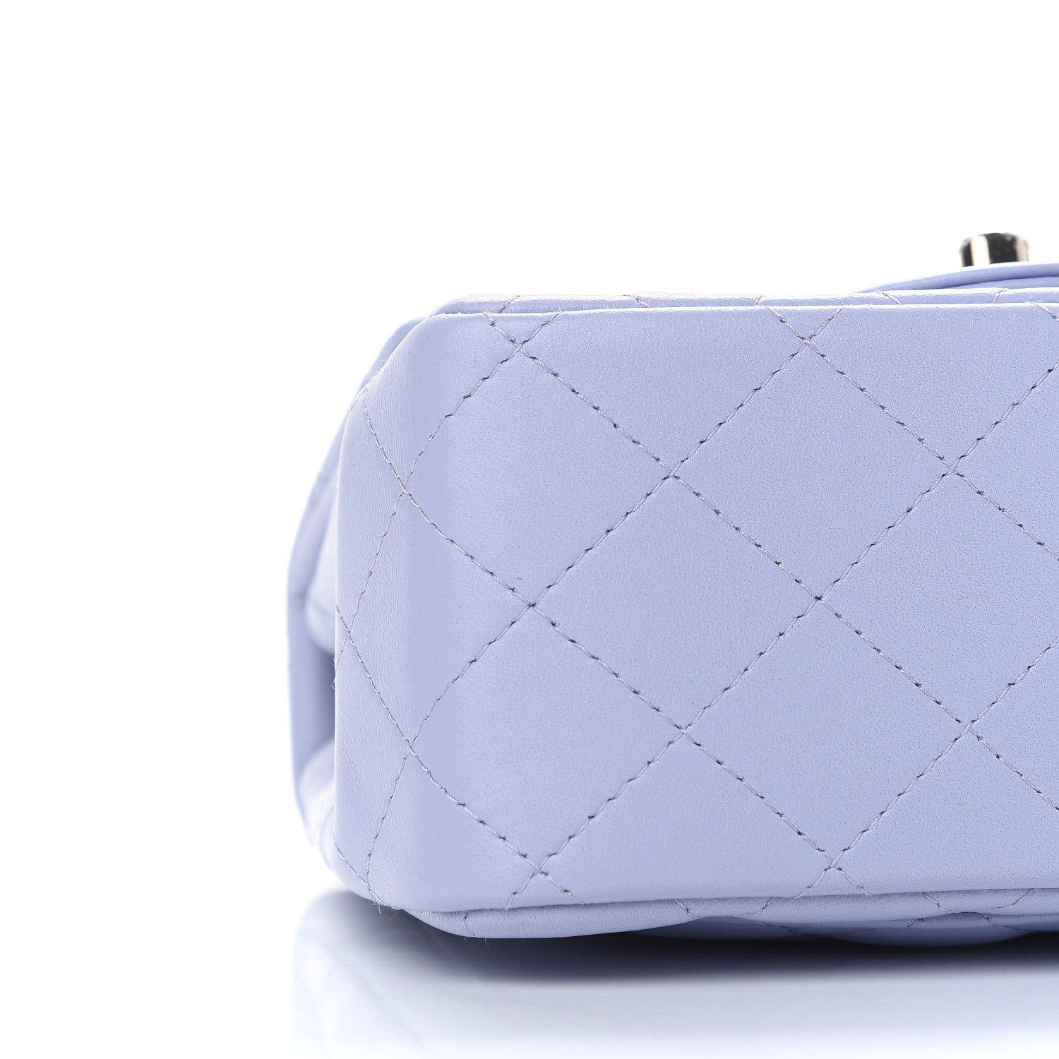 Chanel Lambskin Quilted Mini Square Flap Light Purple 7 of 8