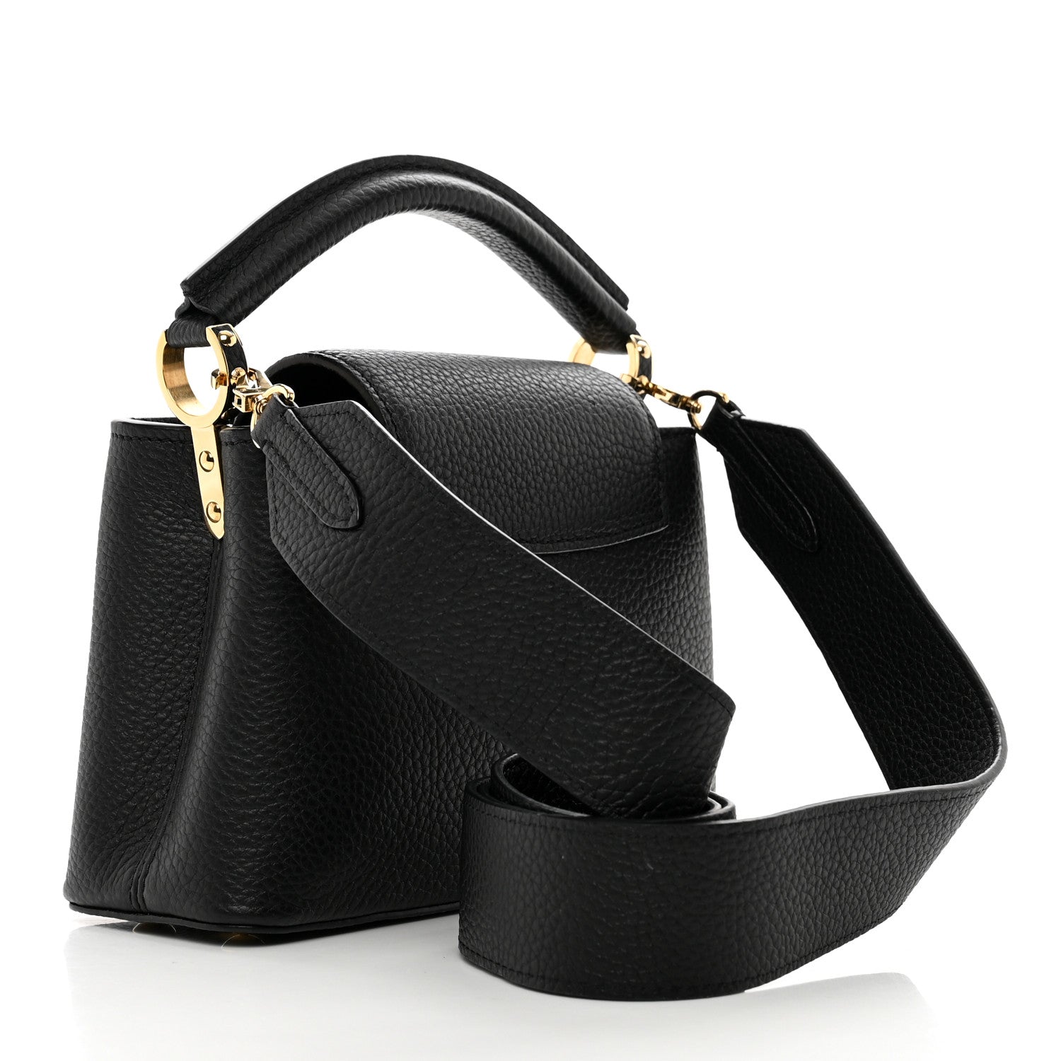 Louis Vuitton Taurillon Mini Capucines Black 4 of 8