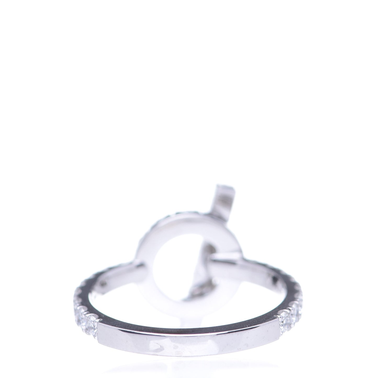 18K White Gold Diamond Finesse Ring 52 6