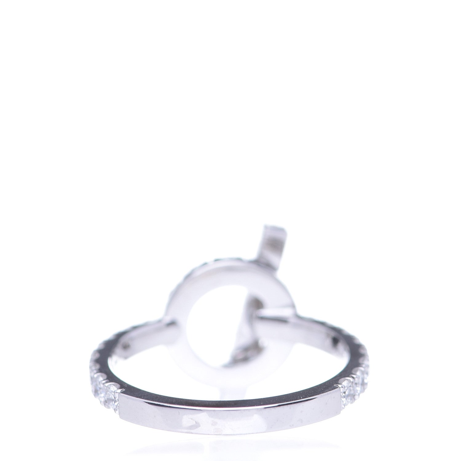 Hermes 18K White Gold Diamond Finesse Ring 52 6 3 of 6