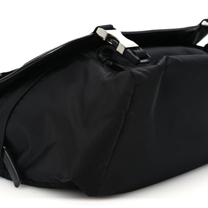 Prada Re-Nylon Saffiano Sea Beyond Messenger Shoulder Bag Black 8 of 9