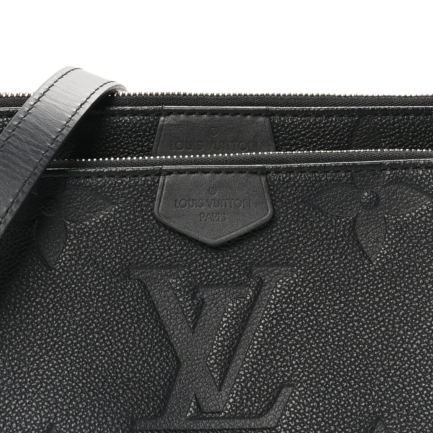 Louis Vuitton Empreinte Monogram Giant Multi Pochette Accessories Black 8 of 10